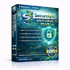 SecuroLyn Antivirus Plus (3 Devices / 1 Years)